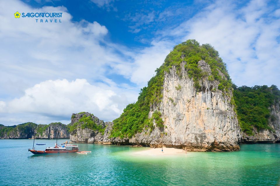 From Hanoi: Halong Bay Day Trip with Lunch and Transfers - Titop Beach swim and sunbathing: build in sunscreen time