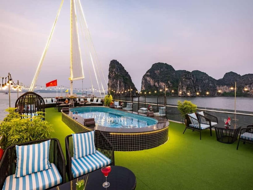 From Hanoi: Halong bay Luxury tour on 5 star cruise - From Hanoi Old Quarter to Tuan Chau: the ride that sets the pace