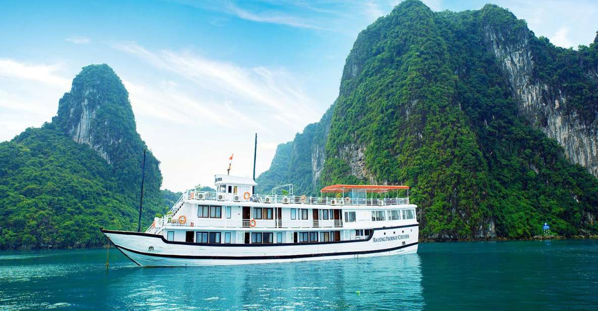From Hanoi: Halong Explorer 3-Day Deluxe Cruise - Day 1: Tuan Chau to Luon Cave kayaking and Ti Top Island