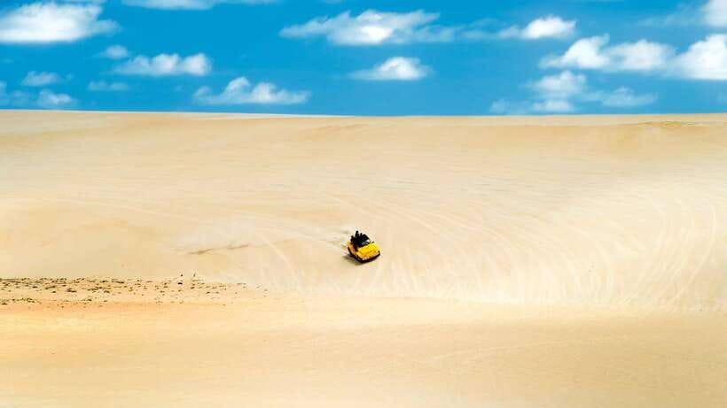 From HCM: Mui Ne Day Trip with Fairy Stream and Sand Dunes - White Sand Dunes: Dune Bashing, Quad Rides, And Time To Play