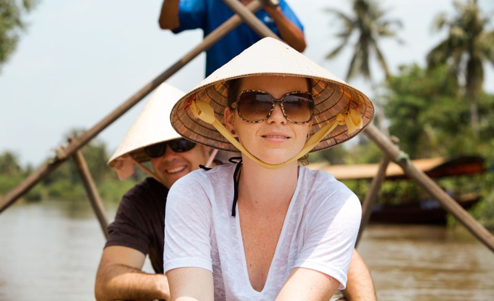 From Ho Chi Minh: Classic Mekong - My Tho, Ben Tre Full Trip - Rowing sampan canals: the closest you get to Delta life
