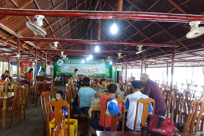 From Ho Chi Minh: Full-Day Mekong Delta Tour to My Tho & Ben Tre - Ben Tre coconut candy workshop: watching the work, then tasting it