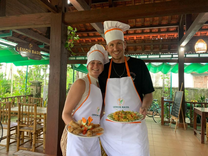 From Hoi An: Cooking Class at Organic Farm - English-speaking chefs and a small group that actually teaches