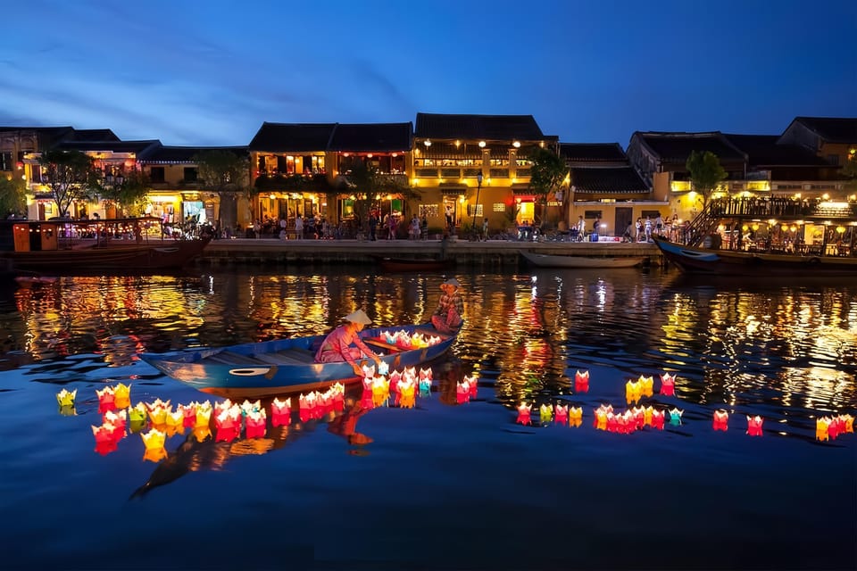 From Hoi An/ Da Nang: Hoi An City Tour & Release Lanterns - Handicraft shops and lantern-lit lanes: where the romantic tone comes from