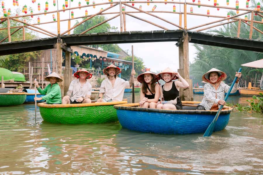 From Hoi An: Market Tour, Basket Boat Ride and Cooking Class - Starting at the Ivegan shop: a smooth way to begin