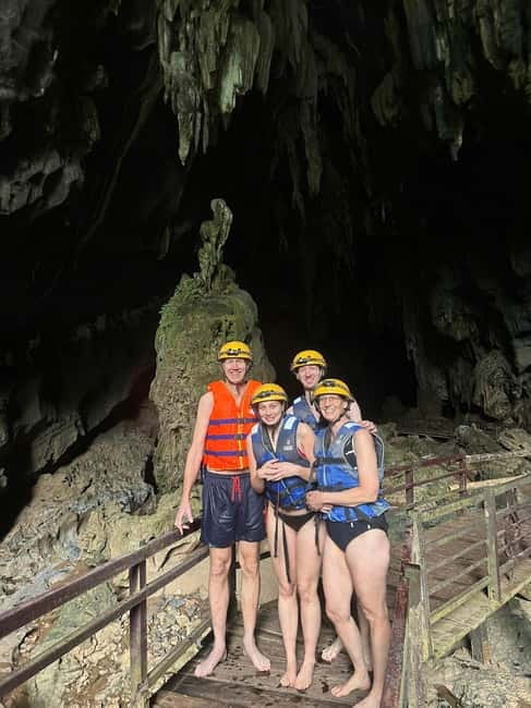 From Ninh Binh: Phong Nha Cave and Dark Cave Day Trip - Dark Cave: headlamp adventure, zipline thrills, then mud bath reality