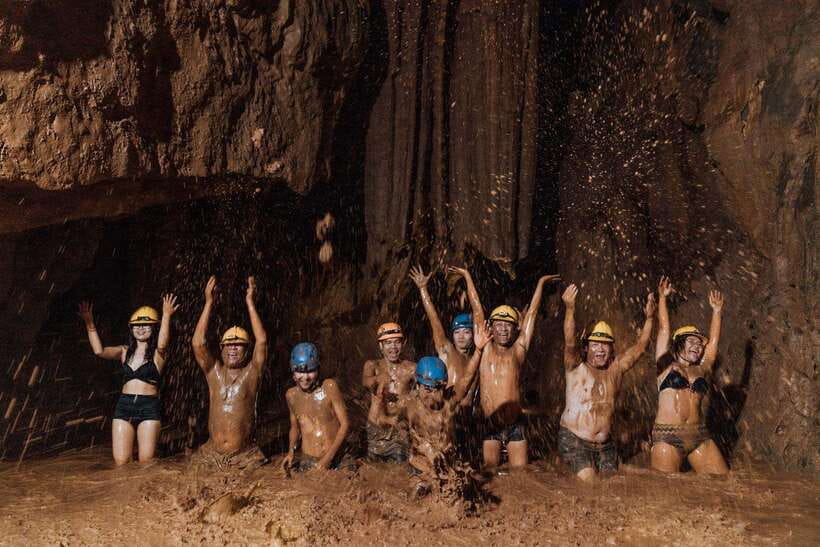 From Phong Nha/DongHoi: Paradise Cave and Zipline Dark Cave - How the day flows: Paradise Cave first, Dark Cave after