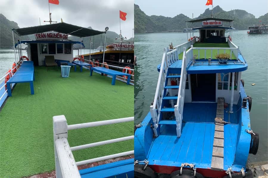 Full day boat trip with Cat Ba's captain Jack - Lunch onboard: traditional Vietnamese meal, plus snack timing