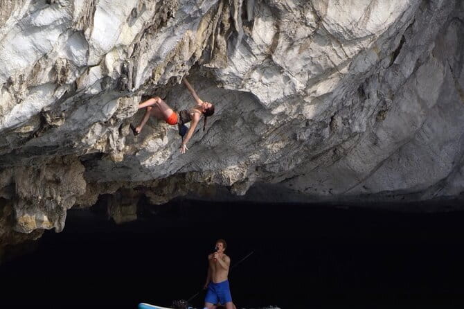 Full day deep water soloing - Kayaking in Cat Ba - Ha Long Bay. - The Cruise Portion: More Than Just Transit Around Lan Ha Bay