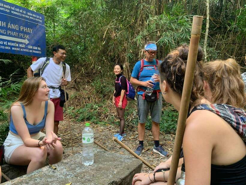 Full day hike - climbing in Jungle of Cat Ba National park - Cat Ba National Park is really two worlds in one day