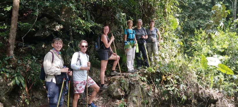 Full day hike - climbing in Jungle of Cat Ba National park - Jungle trekking over Ang Vắt, Mây Bầu and Áng Phay