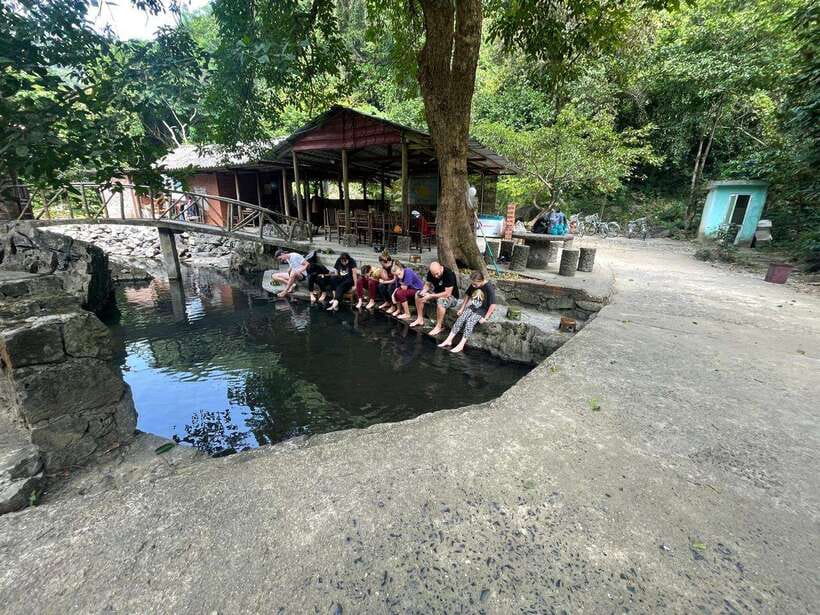 Full day hike - climbing in Jungle of Cat Ba National park - Viet Hai village lunch, fish foot massage, and village time