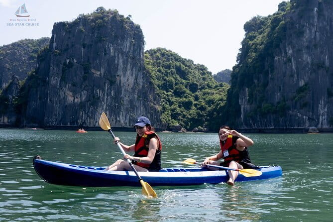 Full Day Sea Star Cruise to Lan Ha-Ha Long Bay Viet Hai village - Lunch that actually feels like part of the tour