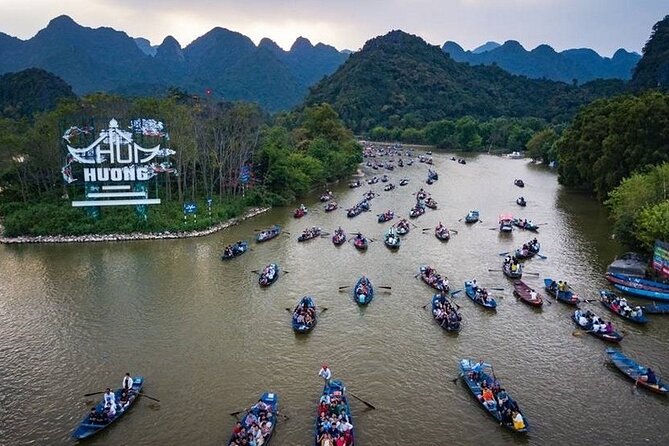 Full Day Tour to Perfume Pagoda with Traditional Boat Ride - Day-trip logistics: the 8:00 am start and the 60 km countryside drive