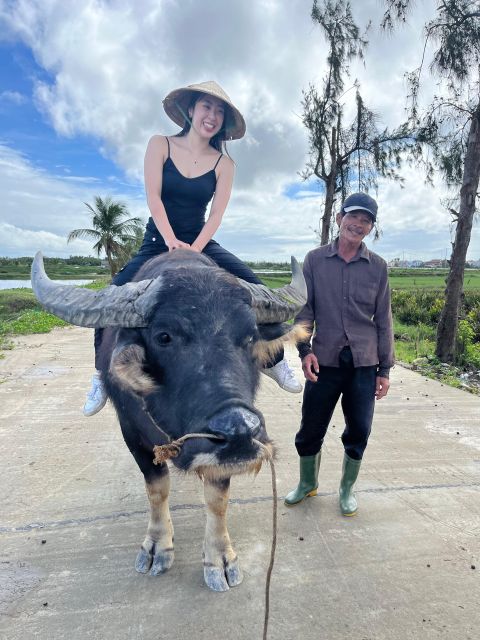 Funny day cycling, Buffalo riding and Basket boat - Cam Thanh coconut village: fishing life without the tourist mask