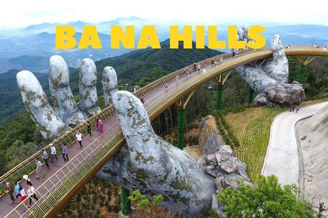 Golden Bridge -Ba Na Hills including buffet lunch ,Cable car 2 way From Da Nang - Buffet lunch in the hills: good fuel, lots of choice