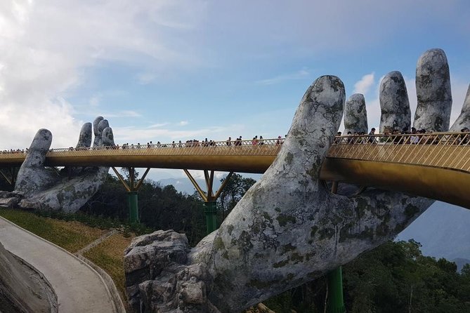 Golden Bridge & Ba Na Hills & Marble Mountain Private Tour - Stop 4: Marble Mountains caves, elevator, and temple walks