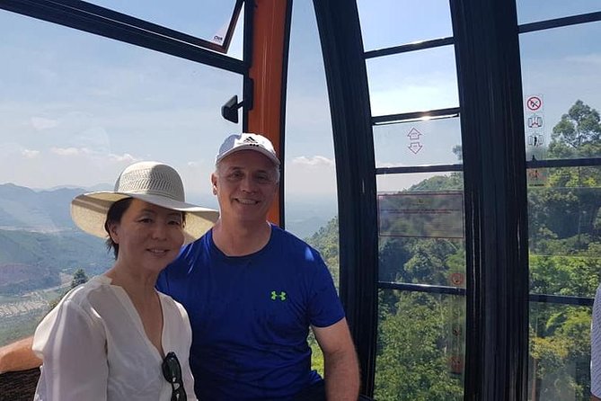 Golden Bridge-Dragon Bridge-Marble Moutain-Monkey Mountain fromHoi An or Da Nang - Son Tra Mountain and the Lady Buddha: a calm contrast to the theme-park energy