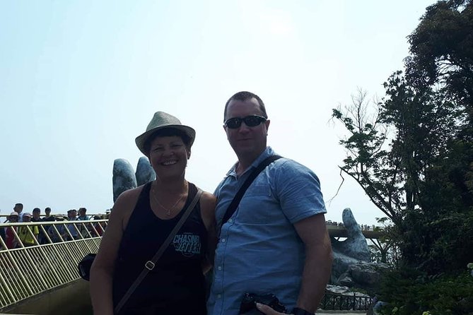 Golden Bridge-Marble Mountain-Hoi An City -Boat Ride-Night Market - Debay Wine Cellar and Linh Ung Pagoda: a calmer break