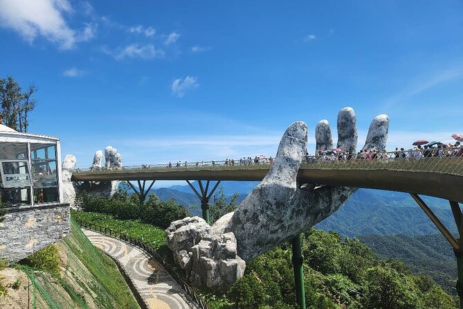 Golden Bridge-Monkey mountain-Dragon Bridge -Marble Mountain Fullday PrivateTour - Linh Ung Pagoda and the Lady Buddha on Sơn Trà
