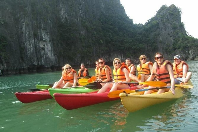 Group Halong Bay Day Cruise Including Hotel Transfers from Hanoi - Halong Bay cruising: limestone karsts and the view you came for