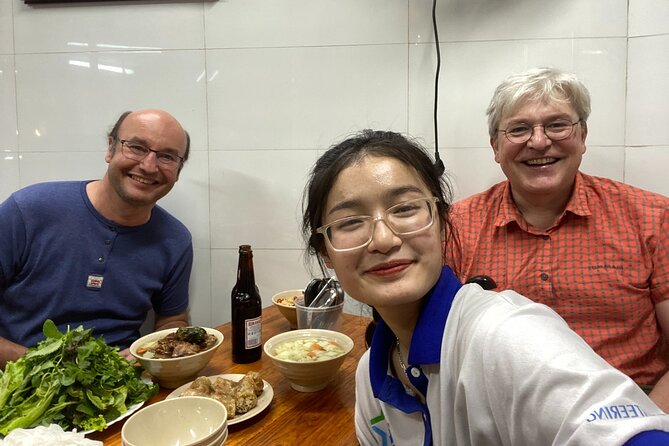 (Group/Individual) HANOI STREET FOOD TOUR - Old Quarter walking block: bun cha, banh cuon, and noodles done right