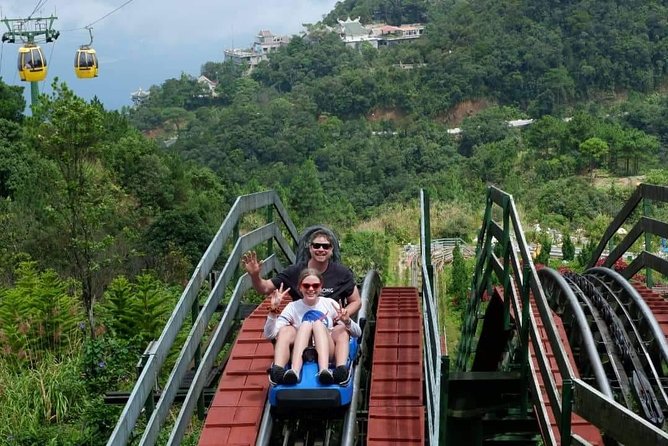 Guided Private Ba Na Hills/Golden Hands Bridge, Marble Mountains - French Village, Debay Wine Cellar, and the theme-park side
