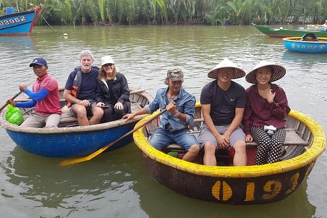 Guided Tour to Coconut Village,Basket Boat ride,Hoi An Walking Tour,Night Market - Learning the Net, Then Making Souvenirs: Coconut-Leaves Craft Time