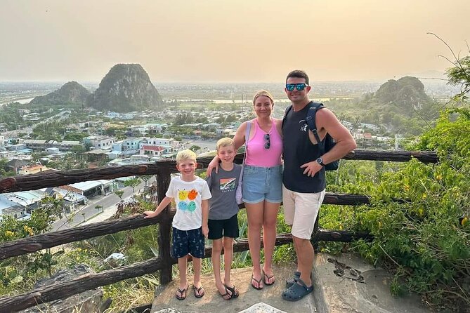 Guided Tour to Marble Mountain &HoiAn City-BoatRide-Night Market - The Wood, Earth, Metal, and Fire viewpoint: the payoff for your climb