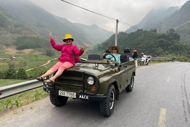 Ha Giang Army Open Air Jeep 4 Days 3 Night - Day 2 (Tham Ma Slope to Dong Van): 9 Steps Road and Hmong King Palace
