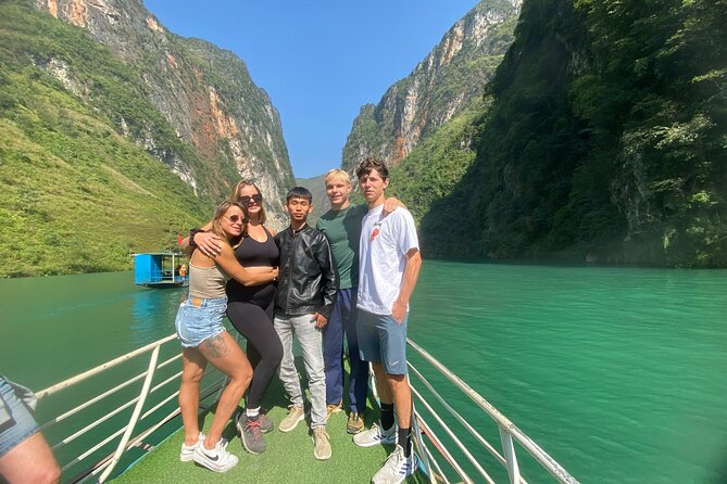 Ha Giang Loop 3 Days from Hanoi by Ha Giang Expeditions - Day 2: Ma Pi Leng Pass, Nho Que River boat, and Meo Vac market