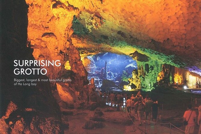 Ha Long Bay Cruise Day Tour-best selling: Included transportation - Sung Sot Cave: Biggest Cave, Fast-Track Scenery