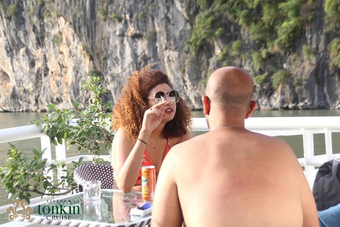 Ha Long Bay Cruise Day Tour with lunch, kayaking, surprise cave & titop island - Lunch on Board: Included, Filling, and Not Just an Afterthought