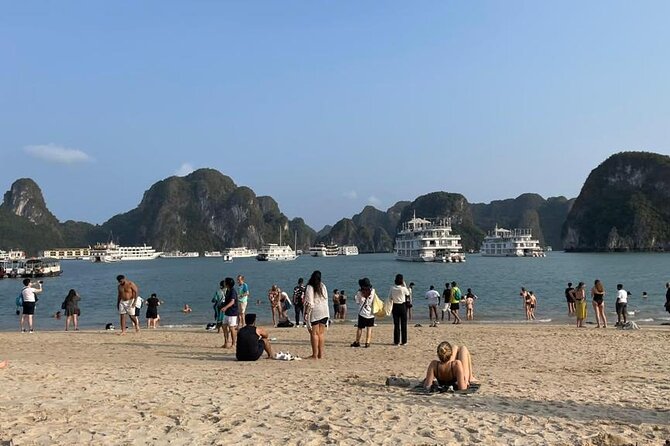 Ha Long Bay Day Cruise From Ha Noi - Surprising Cave: stalagmites, stalactites, and sea-life shapes