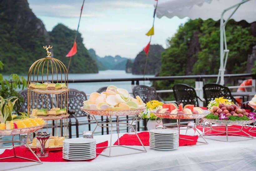 Ha long Bay day trip with Deluxe cruise - Sunset Party Back on Board: A Soft Landing at the End