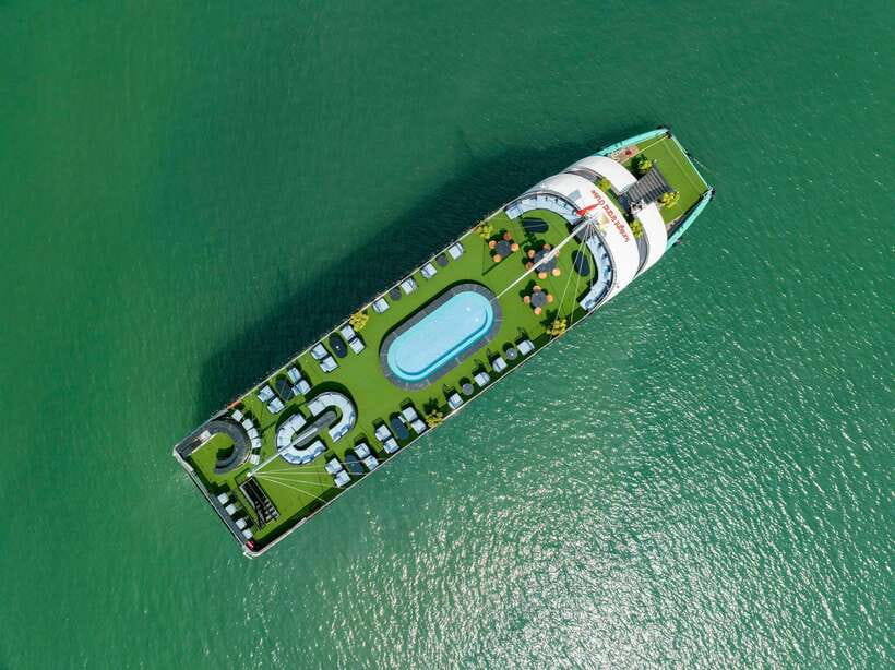 Ha Long Bay Luxury Full Day Cruise| Buffet & All Included - Sunset Party and the Ride Back to Hanoi