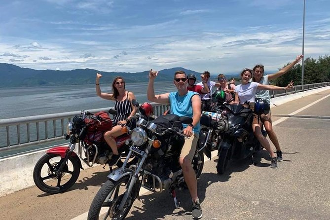 Hai Van Pass Motorbike Private Tour with Mister T Easy Rider - From Marble Mountains to Dragon Bridge: start with big Da Nang hits