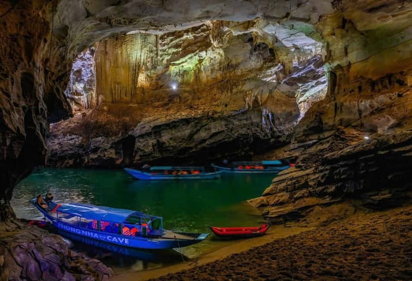 Half-Day Phong Nha Cave Adventure by Dragon Boat - Entering Phong Nha Cave: stalactites, stalagmites, and those myth-shaped rocks