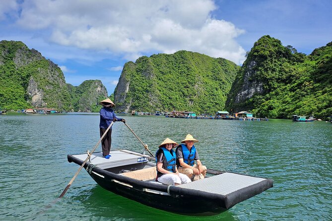Halong & Bai Tu Long Luxury Day Tour - Fishing village & Kayak - Thien Canh Son Cave: stalactites, sea-fishermen context, and a break from the sun