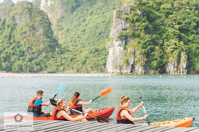 Halong Bay 2 Days 1 Night Included Transfer from Hanoi - Sunset Party Activities, Cooking Class, Foosball, and Karaoke