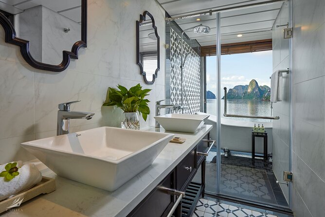 Halong Bay 2 Days-1 Night With The Capella Cruises 6 Star - Bai Tu Long and Halong Bay, but With a More Active Cruise Plan