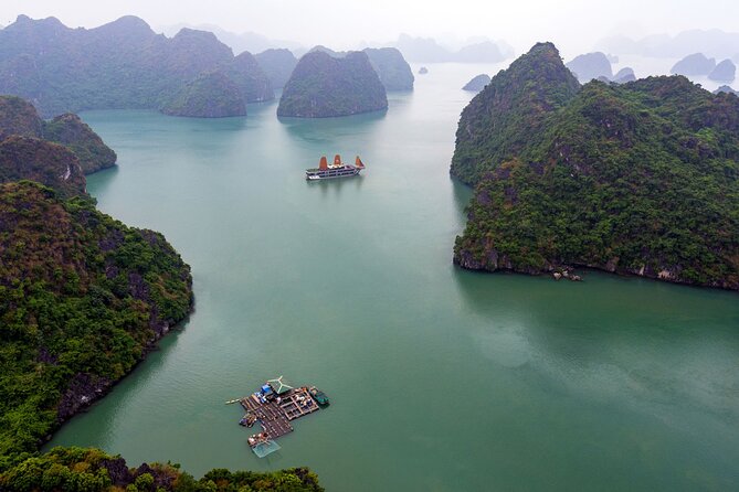 Halong Bay 3 days 2 nights on PEONY CRUISES 5 Stars LUXURY - Activities that shape the trip: kayaking, biking, cave time