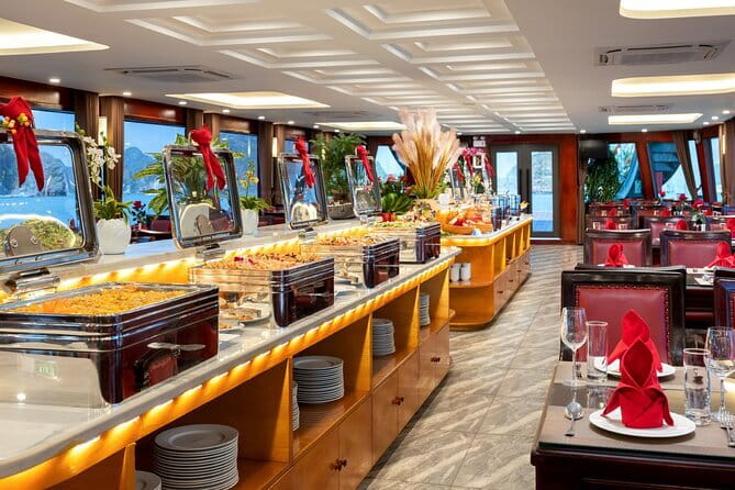 Halong Bay 5-Star Day Cruise, Buffet Lunch, Cave, Kayak, Transfer - Ti Top Island: beach time plus a climb option