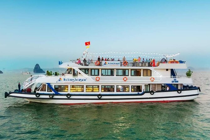 Halong Bay and Cave Full-Day Cruise,Lunch,Island,Beach from Hanoi - Ti Top Island: Viewpoint Energy Plus Optional Swimming or Hiking