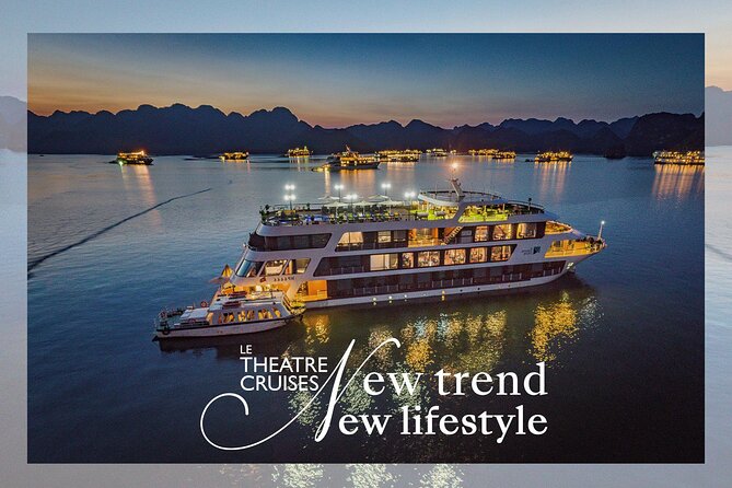 Halong Bay Cruises 5 Star for 2Days/1Night All included - Le Théâtre Cruise cabins, balcony views, and the comfort you’ll notice at night