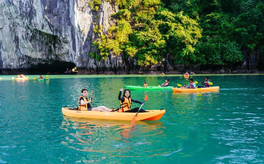 Halong Bay: Day Cruise with Caves, Kayaking & Sunset Party - Logistics to Watch: Terminals, Timing, and Weather Changes