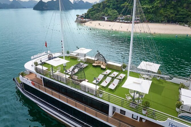 Halong Bay Day Tour Luxury Cruise With Jacuzzi and Buffet Lunch - Key highlights you should actually care about