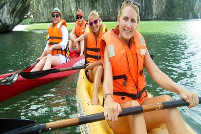 Halong Bay Day Tour: Visit Cave Island Kayaking Swimming Lunch - Getting From Hanoi to Tuan Chau: The Early-Morning Tradeoff