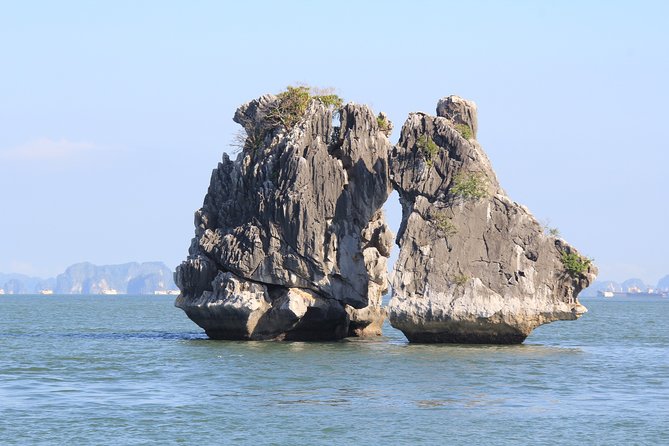 Halong bay full day trip: Visit Surprise cave, Titop island, kayaking & swimming - Titop Island: climb for views or cool off at the beach