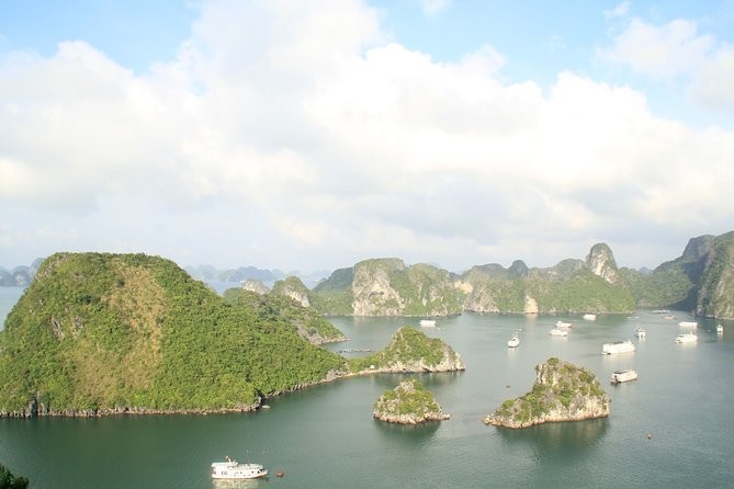 Halong bay full day trip: Visit Surprise cave, Titop island, kayaking & swimming - The Surprising Cave hike: short effort, big reward